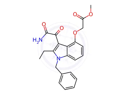 Chemical structure of Varespladib Impurity 1 (Varespladib Methyl)