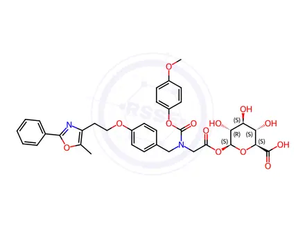 Chemical structure of Muraglitazar Impurity 1