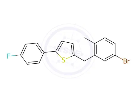 Chemical structure of Canagliflozin Impurity 52