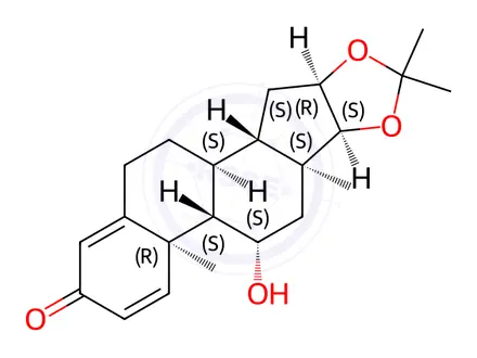Chemical structure of Desonide Impurity 11