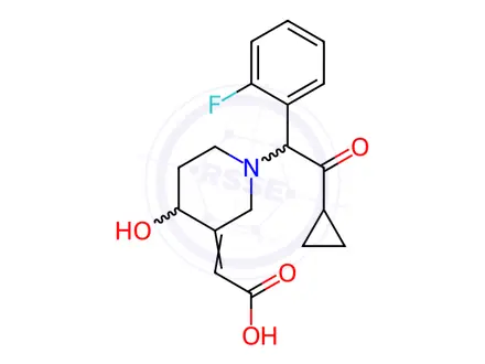 Chemical structure of Prasugrel Impurity 37 Monomer
