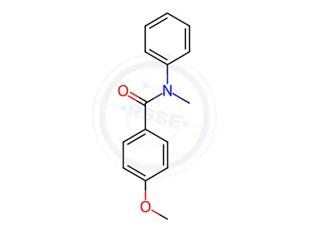 Chemical structure of 4-Methoxy-N-Methyl-N-phenylbenzaMide, 97%