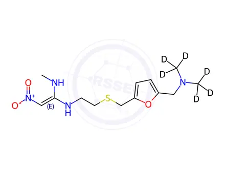 Chemical structure of Ranitidine-d6