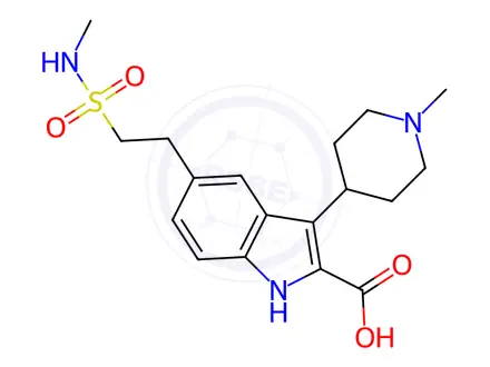 Chemical structure of Naratriptan 2-Carboxylic Acid