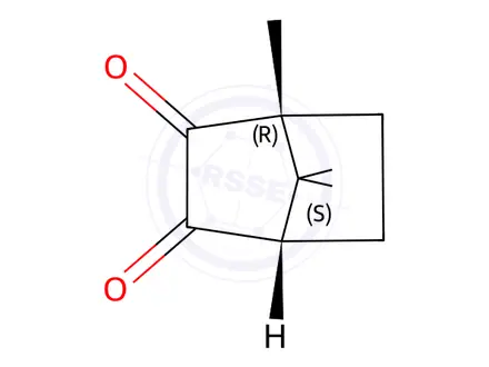 Chemical structure of Camphor Impurity 19 ((-)-Camphorquinone)