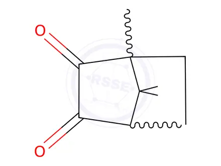 Chemical structure of Camphor Impurity 44 ((±)-Camphorquinone)