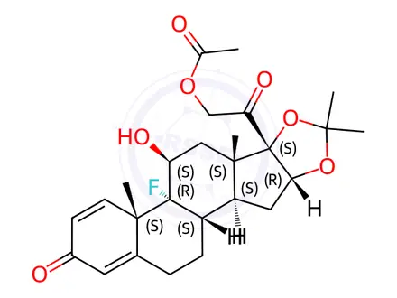 Chemical structure of Triamcinolone Acetonide EP Impurity F