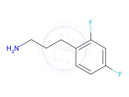 Chemical structure of 3-(2,4-Difluorophenyl)-1-propylamine