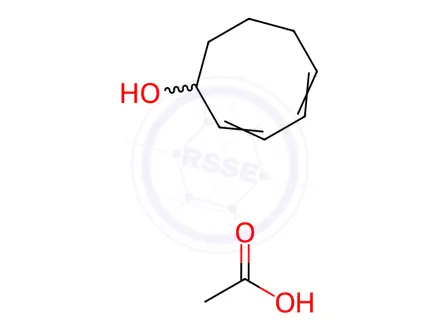 Chemical structure of Cycloocta-2,4-dien-1-yl acetate