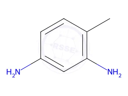 Chemical structure of 2,4-Diaminotoluene