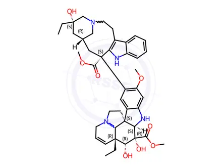 Chemical structure of Vincristine sulfate Impurity 16