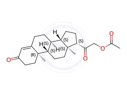 Chemical structure of Corticosterone Impurity 8