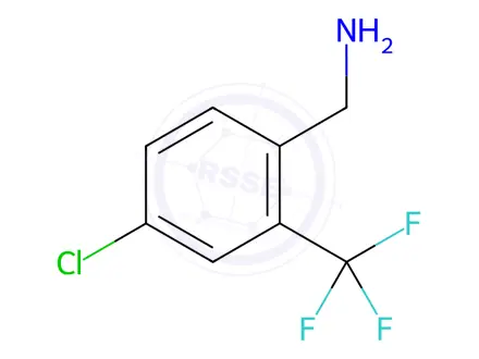 Chemical structure of 4-Chloro-2-(trifluoromethyl)benzylamine hydrochloride