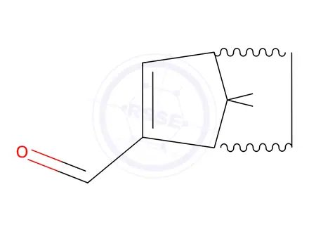Chemical structure of Bicyclo[2.2.1]hept-2-ene-2-carboxaldehyde, 7,7-dimethyl-(9CI)