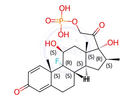 Chemical structure of Betamethasone Sodium Phosphate Impurity 3