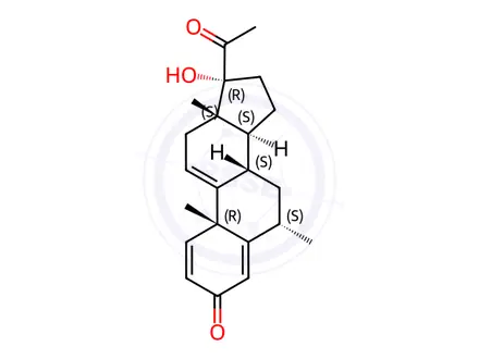 Chemical structure of Fluorometholone Impurity 8