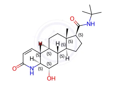 Chemical structure of Finasteride Impurity 9(6a-Hydroxy Finasteride)