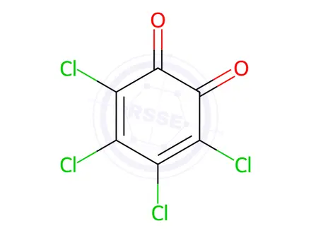 Chemical structure of Tetrachloro-o-benzoquinone