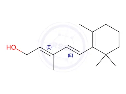 Chemical structure of Vitamin A Impurity 93