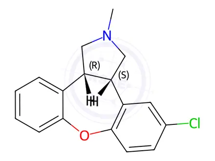 Chemical structure of Asenapine Maleate Impurity 26 (Mixture of Enantiomers)