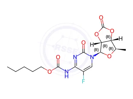 Chemical structure of Capecitabine EP Impurity F