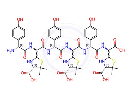 Chemical structure of Amoxicillin Impurity 32
