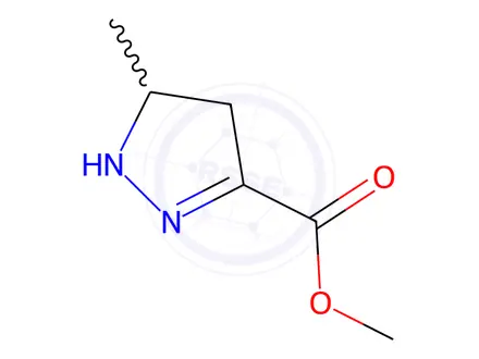 Chemical structure of Methyl 5-methyl-4,5-dihydro-1H-pyrazole-3-carboxylate