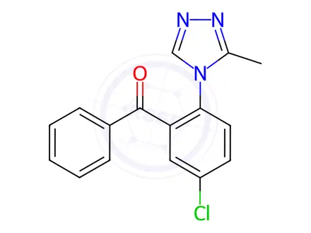 Chemical structure of Alprazolam EP Impurity C