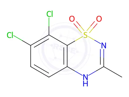 Chemical structure of Diazoxide Impurity 3