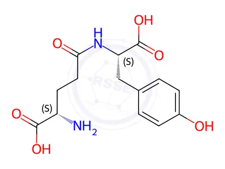 Chemical structure of γ-Glu-Tyr