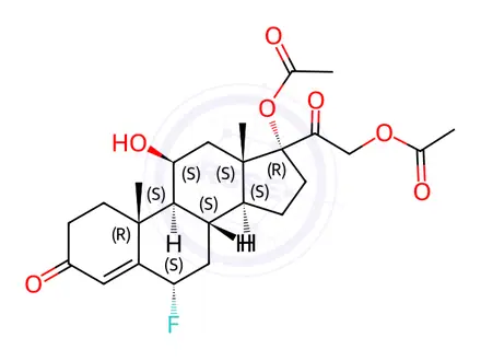 Chemical structure of Fluocinolone Acetonide Impurity 22
