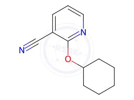 Chemical structure of 2-(Cyclohexyloxy)nicotinonitrile