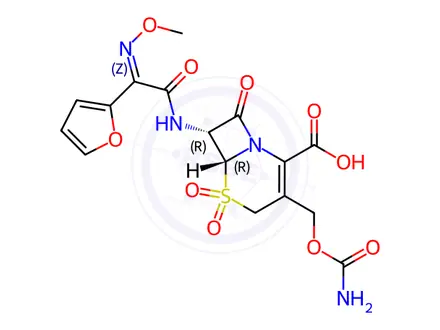 Chemical structure of Cefuroxime Impurity 17