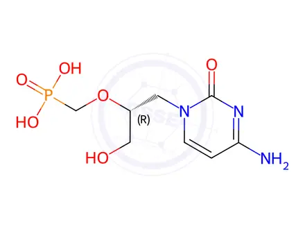 Chemical structure of Cidofovir Impurity 7 (Cidofovir Enantiomer)