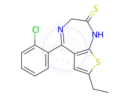 Chemical structure of Etizolam Impurity 2
