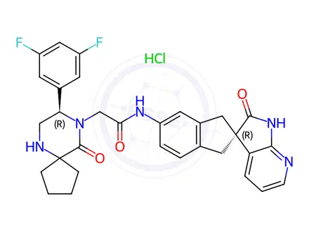 Chemical structure of MK-3207 Hydrochloride