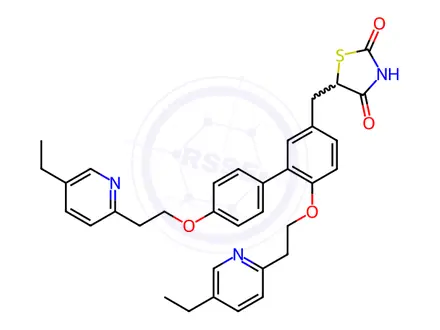 Chemical structure of Pioglitazone Hydrochloride Impurity 7(Pioglitazone Hydrochloride EP Impurity G)