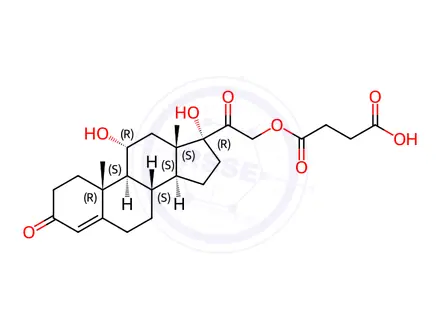 Chemical structure of Hydrocortisone Impurity 55