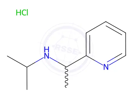 Chemical structure of N-(1-(Pyridin-2-yl)ethyl)propan-2-amine hydrochloride