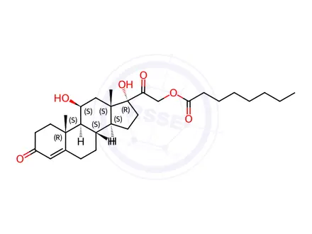 Chemical structure of Hydrocortisone Impurity 51