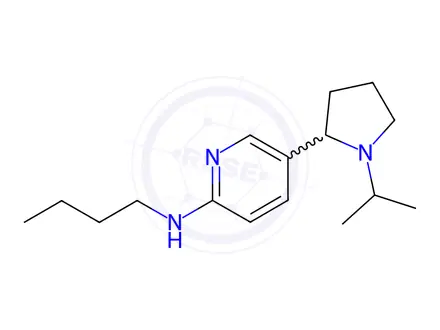 Chemical structure of N-Butyl-5-(1-isopropylpyrrolidin-2-yl)pyridin-2-amine