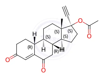 Chemical structure of Norethindrone Acetate Impurity 7 (Norethindrone Acetate EP Impurity G)