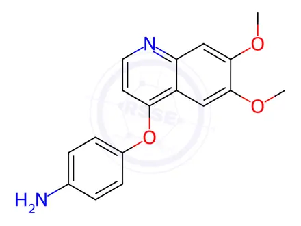 Chemical structure of Cabozantinib impurity O