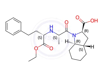 Chemical structure of Trandolapril Impurity 7