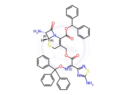 Chemical structure of Ceftobiprole Impurity 23