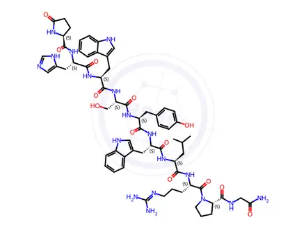 Chemical structure of Triptorelin Impurity 3