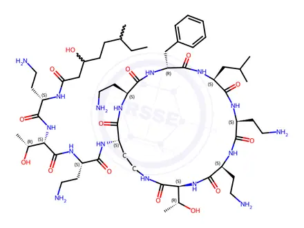 Chemical structure of Polymyxin B Sulfate Impurity 21