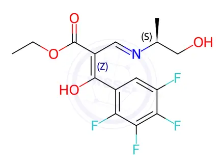 Chemical structure of Levofloxacin Impurity 14