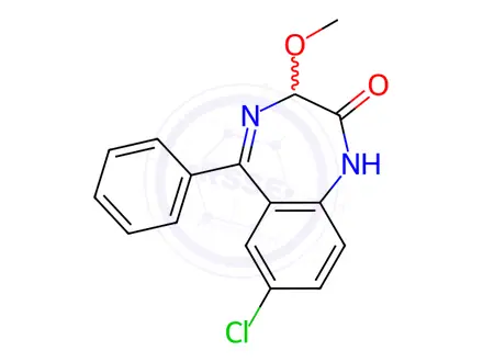 Chemical structure of Oxazepam Impurity 27
