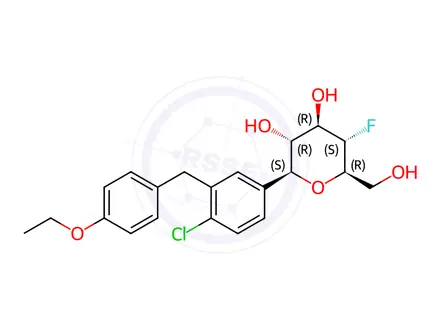 Chemical structure of Dapagliflozin Impurity 166